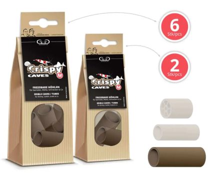 GlasGarten Crispy Caves - Edible Shrimp Caves - Medium