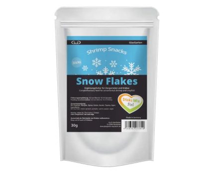 GlasGarten Shrimp Snacks Snow Flakes - Sticks Mix 3in1 30g